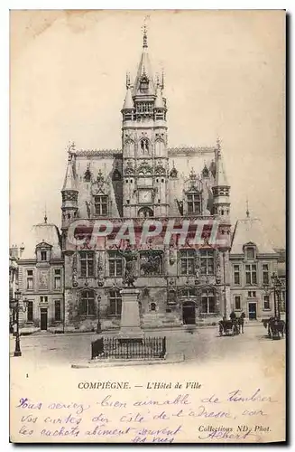 Cartes postales Compiegne L'Hotel de Ville