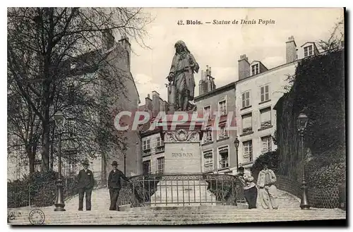 Ansichtskarte AK Blois Statue de Denis Papin