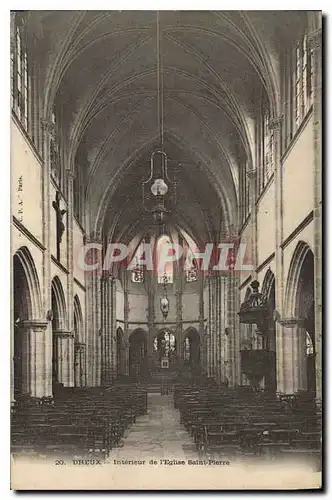 Cartes postales Dreux Interieur de l'Eglise Saint Pierre