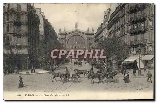 Cartes postales Paris La Gare du Nord