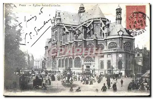 Ansichtskarte AK Paris Eglise Saint Eustache