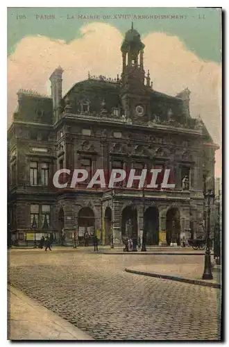 Cartes postales Paris La Mairie du XVIII Arrondissement