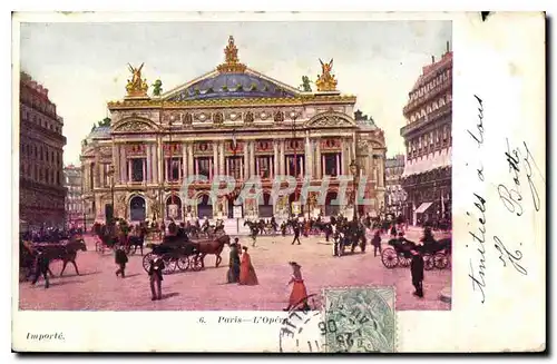 Cartes postales Paris l'Opera