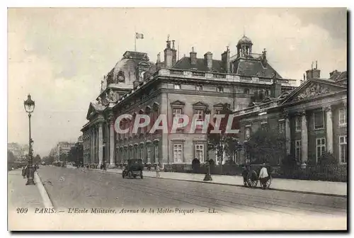 Ansichtskarte AK Paris L'Ecole Militaire Avenue de la Motte Picquet