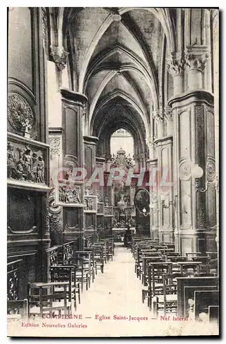 Ansichtskarte AK Compiegne Eglise Saint Jacques Nef lateral