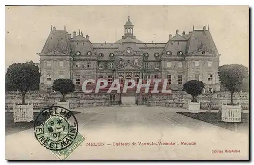 Ansichtskarte AK Melun Chateau de Vaux le Vicomte Facade