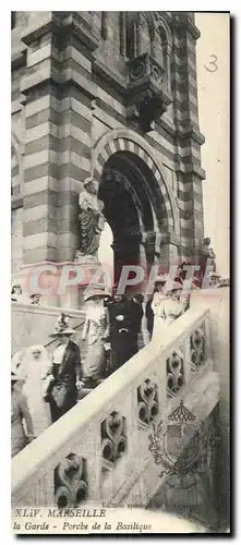 Ansichtskarte AK Marseille la Garde Porche de la Basilique