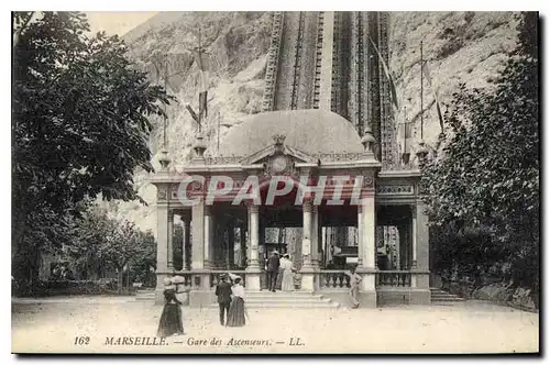 Ansichtskarte AK Marseille Gare des Ascenseurs