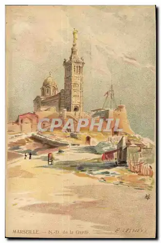 Cartes postales Marseille N D de la Garde