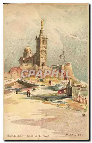 Cartes postales Marseille N D de la Garde