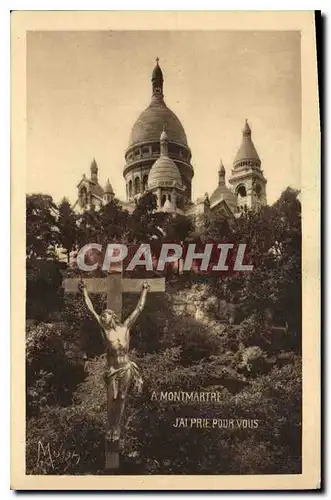 Ansichtskarte AK Paris Montmartre Souvenir du Sacre Coeur