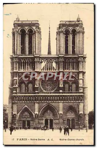 Cartes postales Paris Notre Dame