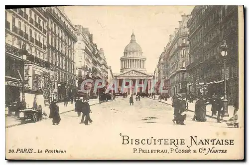 Cartes postales Paris Le Pantheon Biscuiterie Nantaise