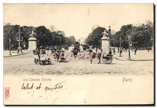 Cartes postales Paris Les Champs Elysees