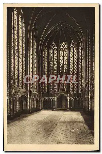 Ansichtskarte AK Paris En Flanant Interieur de la Sainte Chapelle Chapelle haute