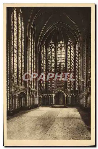 Cartes postales Paris En Flanant Interieur de la Sainte Chapelle Chapelle haute