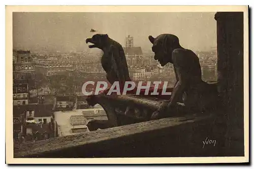 Ansichtskarte AK Paris En Flanant Notre Dame de Paris Detail de la facade Nord