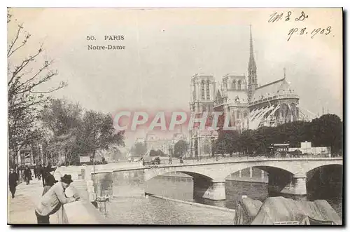 Cartes postales Paris Notre Dame