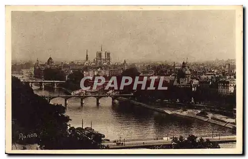 Ansichtskarte AK Paris La Cite Notre Dame City Bridges