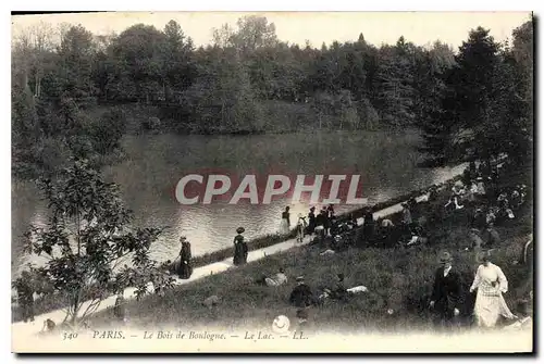 Cartes postales Paris Le Bois de Boulogne Le Lac