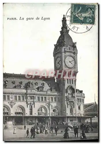 Cartes postales Paris La gare de Lyon