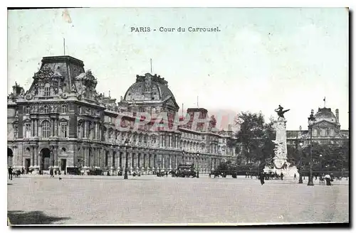 Ansichtskarte AK Paris Cour du Carrousel