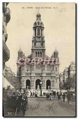 Cartes postales Paris Eglise de la Trinite