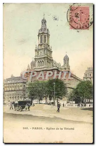 Cartes postales Paris Eglise de la Trinite