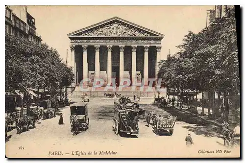 Cartes postales Paris l'Eglise de la Madeleine