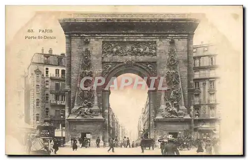 Cartes postales Paris Porte St Denis