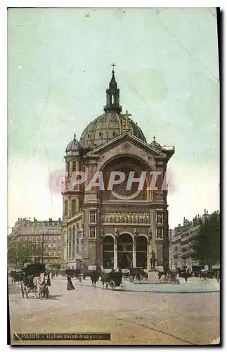 Cartes postales Paris Eglise Saint Augustin