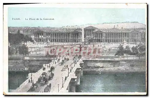 Cartes postales Paris Le Place de la Concorde