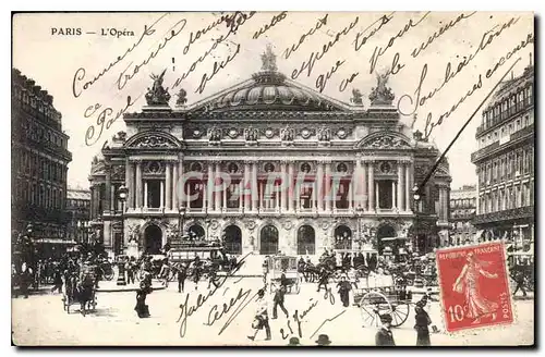 Cartes postales Paris l'Opera