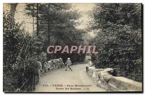 Ansichtskarte AK Paris Parc Montsouris Entre les Roches