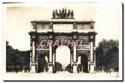 Cartes postales Paris L'Arc de Triomphe du Carrousel