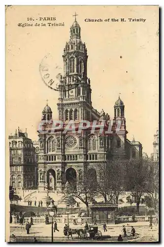 Cartes postales Paris Eglise de la Trinite