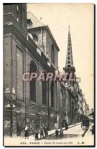 Cartes postales Paris Eglise St Louis en l'Ile