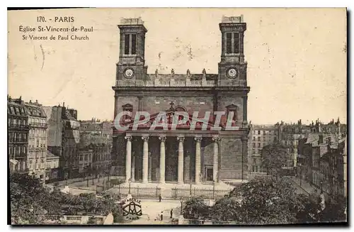 Cartes postales Paris Eglise St Vincent de Paul