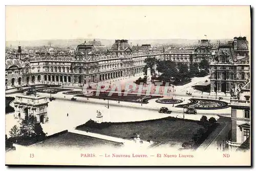 Ansichtskarte AK Paris Le Nouveau Louvre