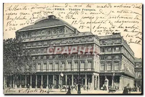 Cartes postales Paris Theatre Francais