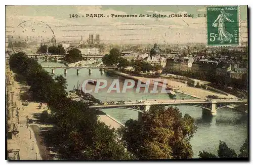 Ansichtskarte AK Paris Panorama de la Seine Cote Est