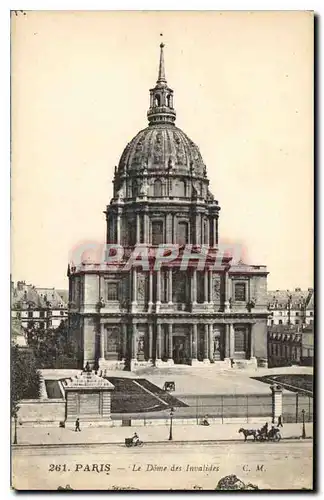 Ansichtskarte AK Paris Le Dome des Invalides