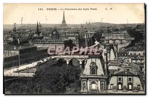 Cartes postales Paris Le Panorama des Septs Ponts