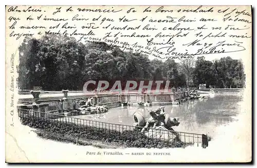 Cartes postales Paris Parc de Versailles Bassin de Neptune