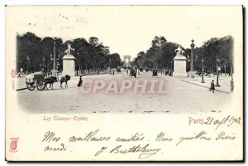 Cartes postales Paris Les Champs Elysees