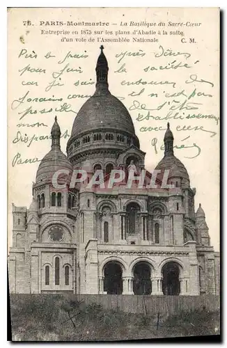 Cartes postales Paris Montmartre La Basilique du Sacre Coeur