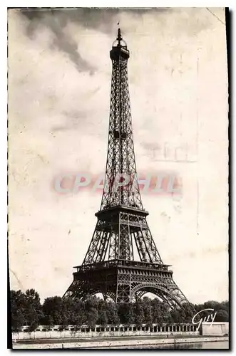 Cartes postales Paris et ses Merveilles La tour Eiffel vue de l'avenue de New York