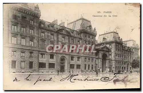 Cartes postales Paris Caserne de la Cite