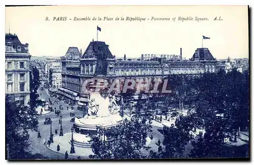 Ansichtskarte AK Paris Ensemble de la Place de la Republique