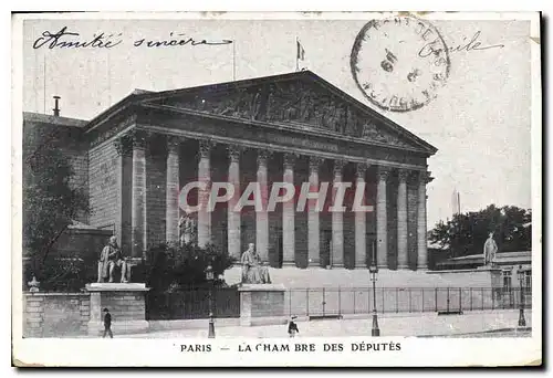 Cartes postales Paris La Chambre des Deputes